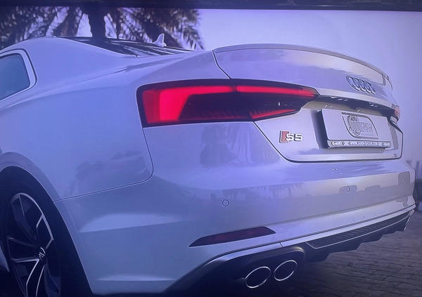Audi S5 cena 157000 przebieg: 92000, rok produkcji 2017 z Nysa małe 436